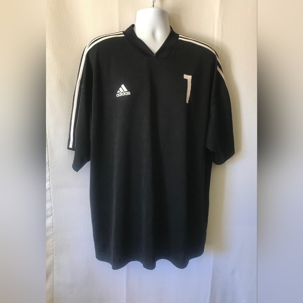 Adidas Men's Black Sports Shirt